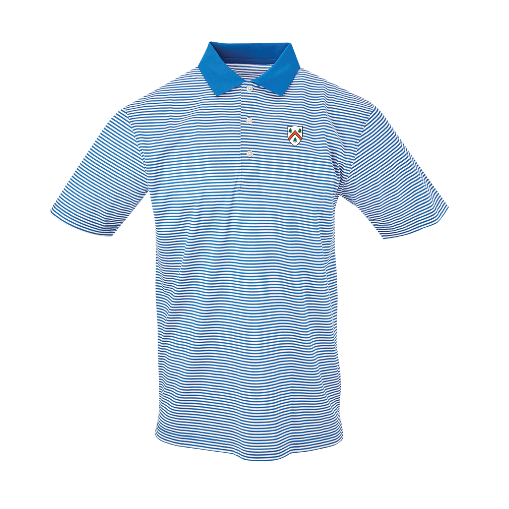 Woodberry Forest WFS Commander Supima Stripe Polo