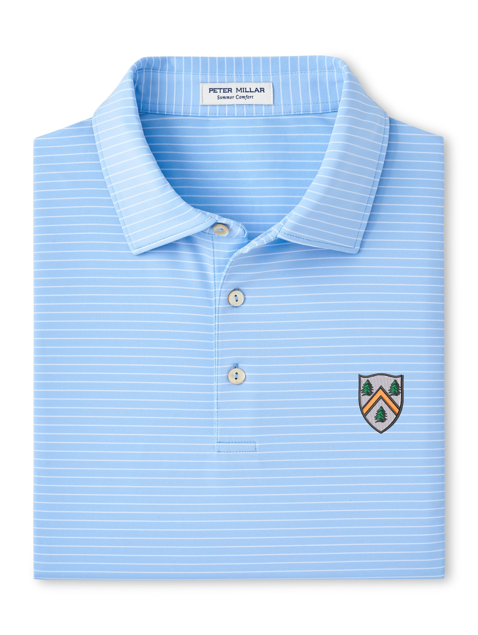 PETER MILLAR ポロシャツ L ブルー Peter Millar Hemlock Performance Jersey Polo Cottage Blue