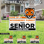 Color Shock Personalize  Senior Yard sign