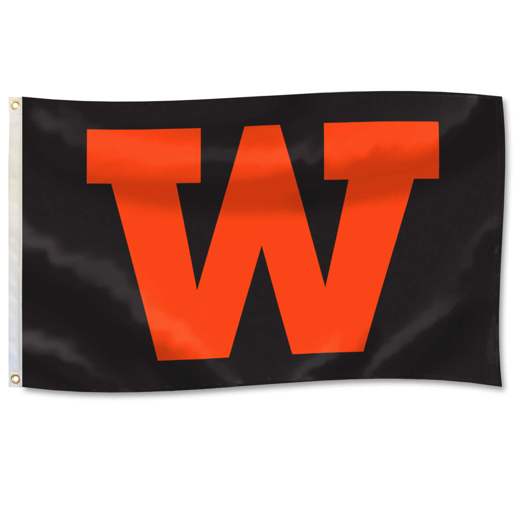 University Blanket & Flag Stadium Flag Solid Orange W 3'x5' 1 Ply