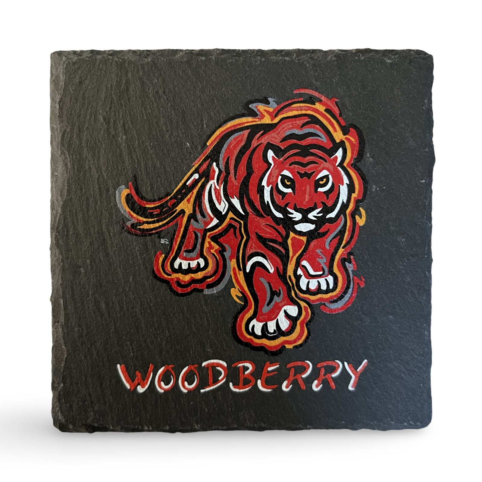 NE Justin Patten 4 Pack Slate Coasters Woodberry School Store