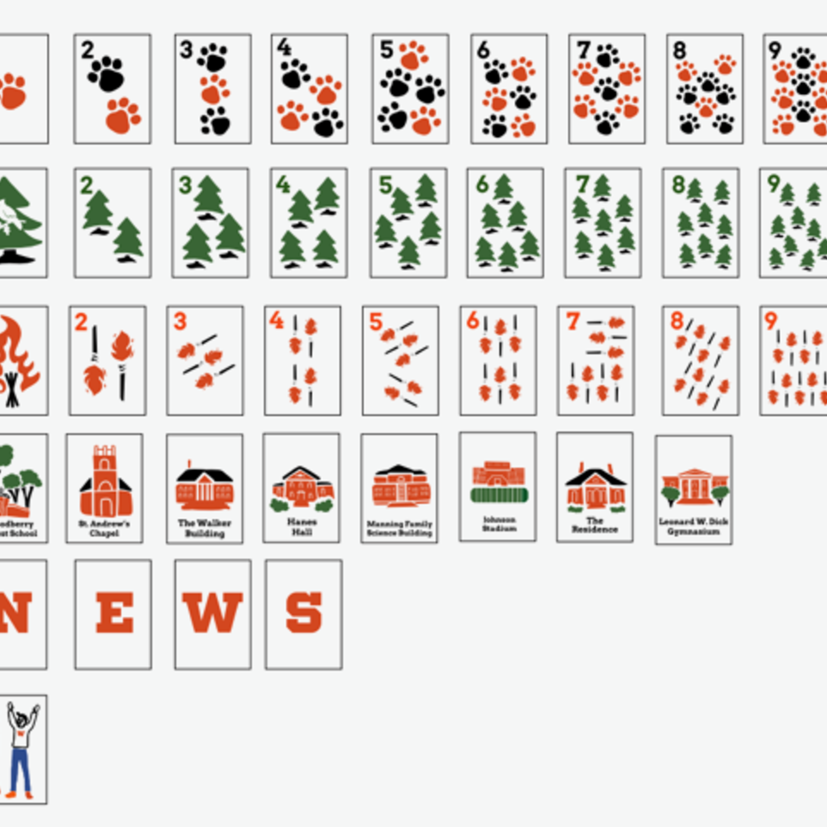 WFS Let's Go Tigers Mahjong Tiles