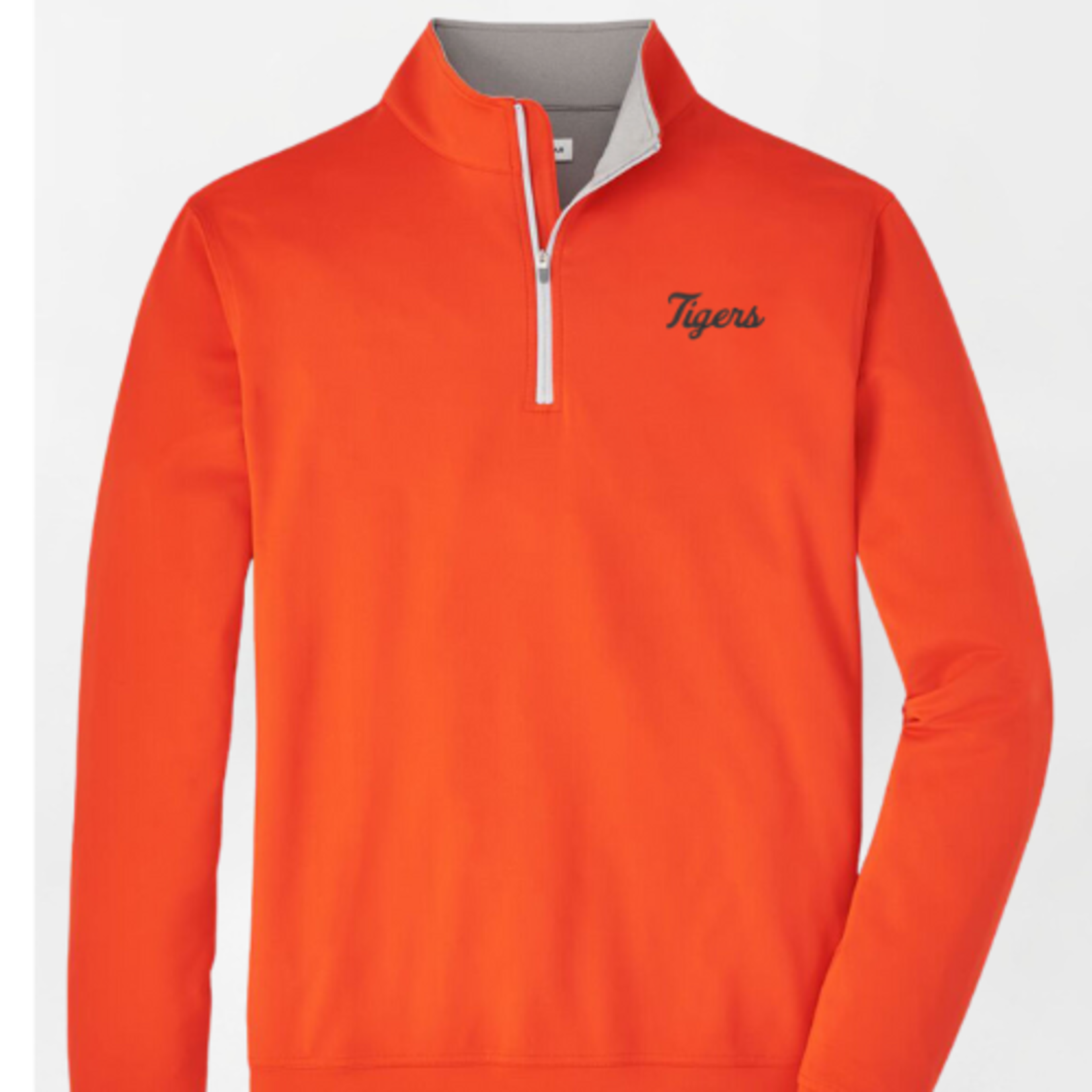 Peter Millar Perth Quarter Zip Tigers Script