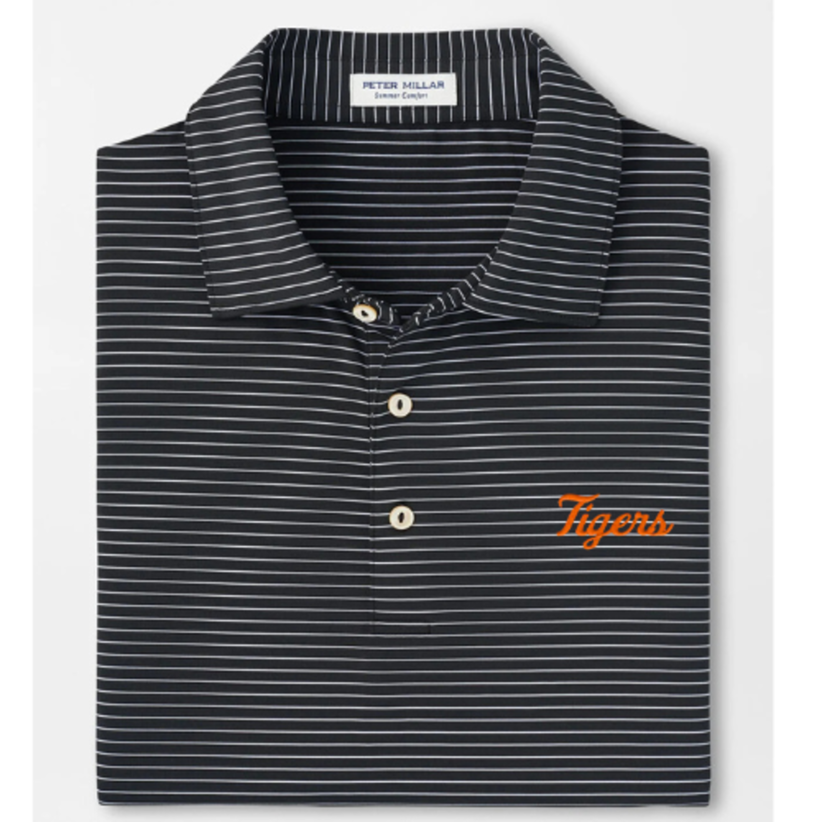 Peter Millar Peter Millar Hemlock Performance Jersey Polo Black