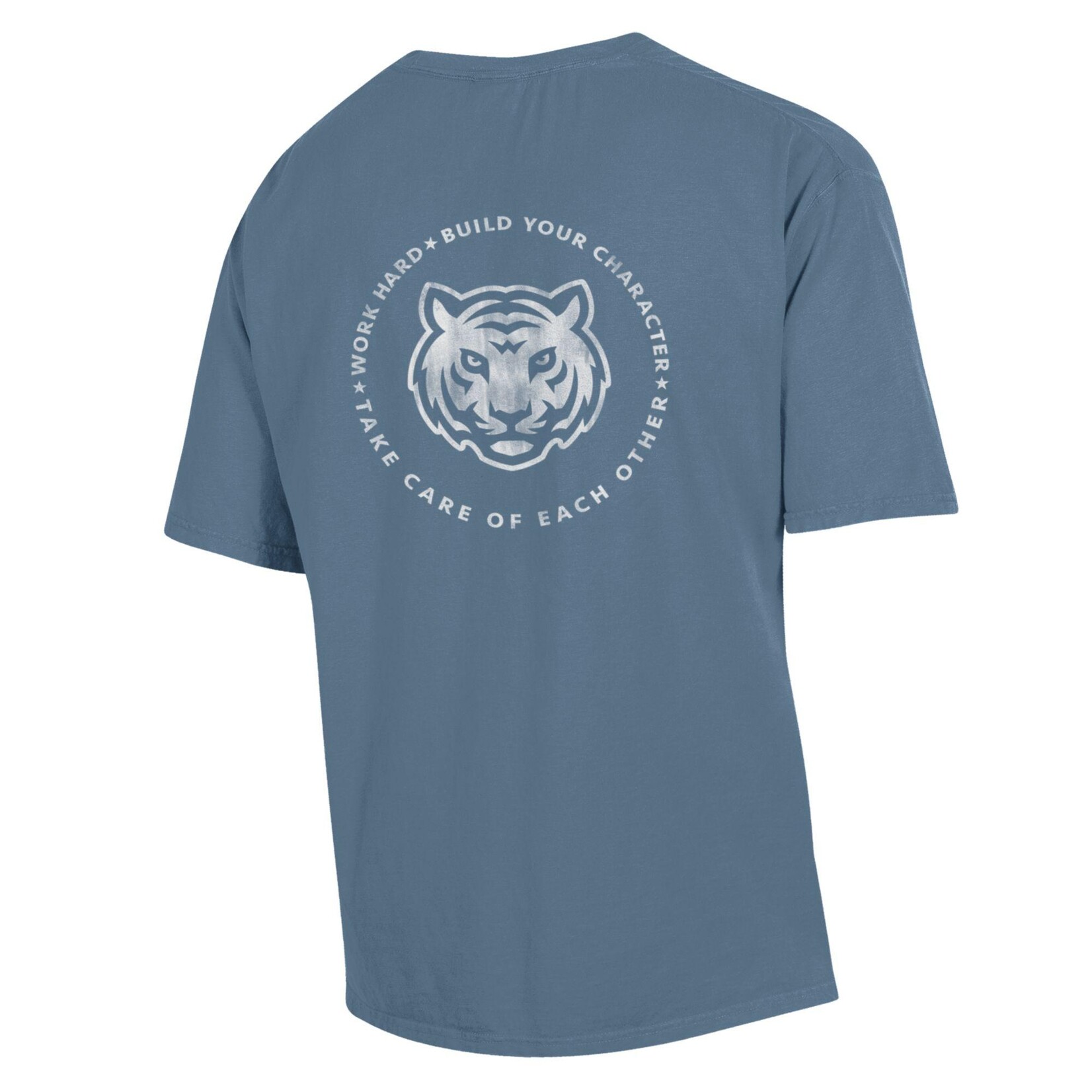Color Wash Comfort Wash Tiger Head Virginia Logo Tee