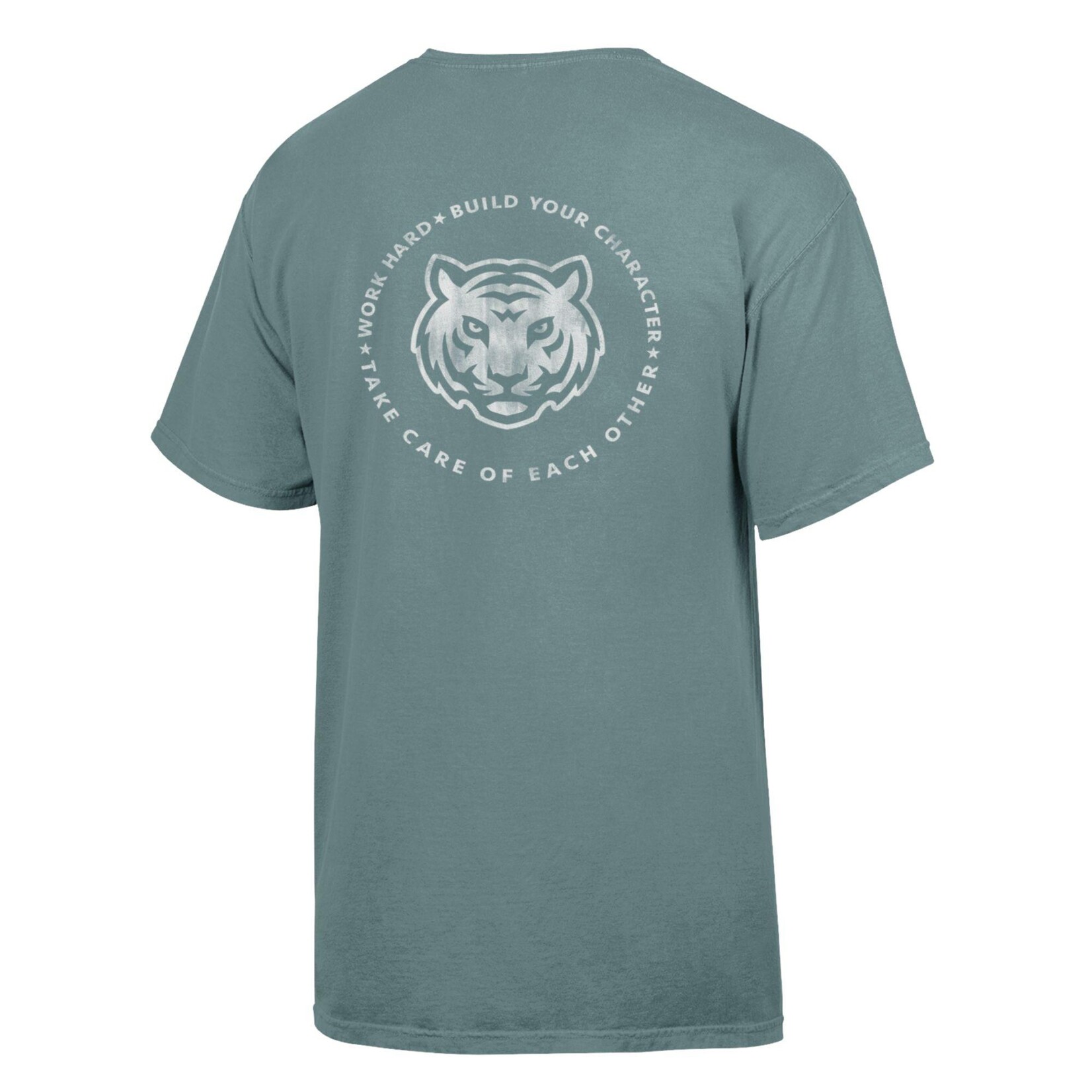 Color Wash Comfort Wash Tiger Head Virginia Logo Tee