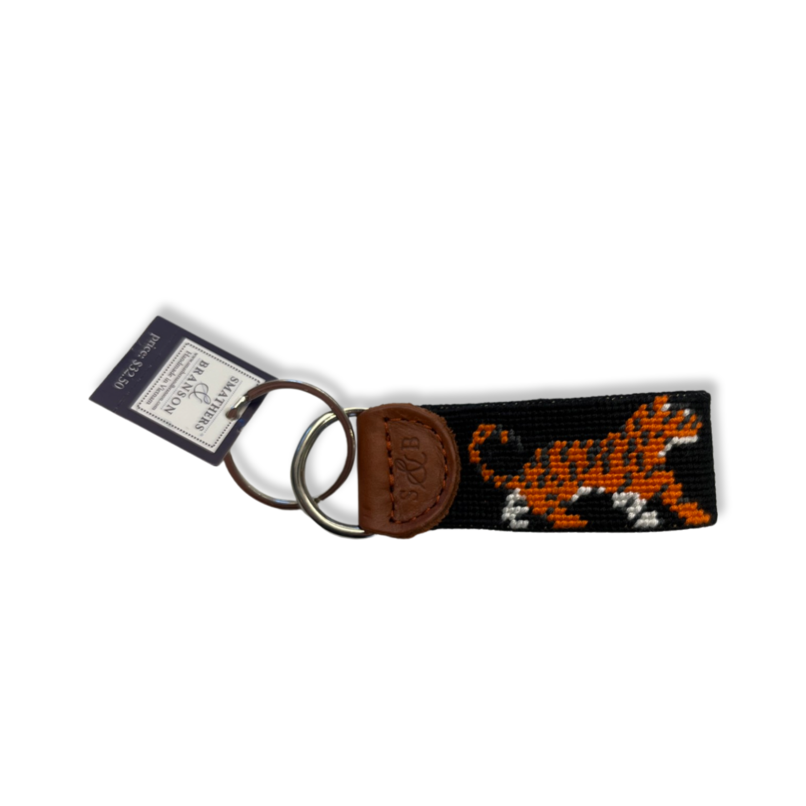 Smathers & Branson Smathers and Branson Black Key Fob Tiger