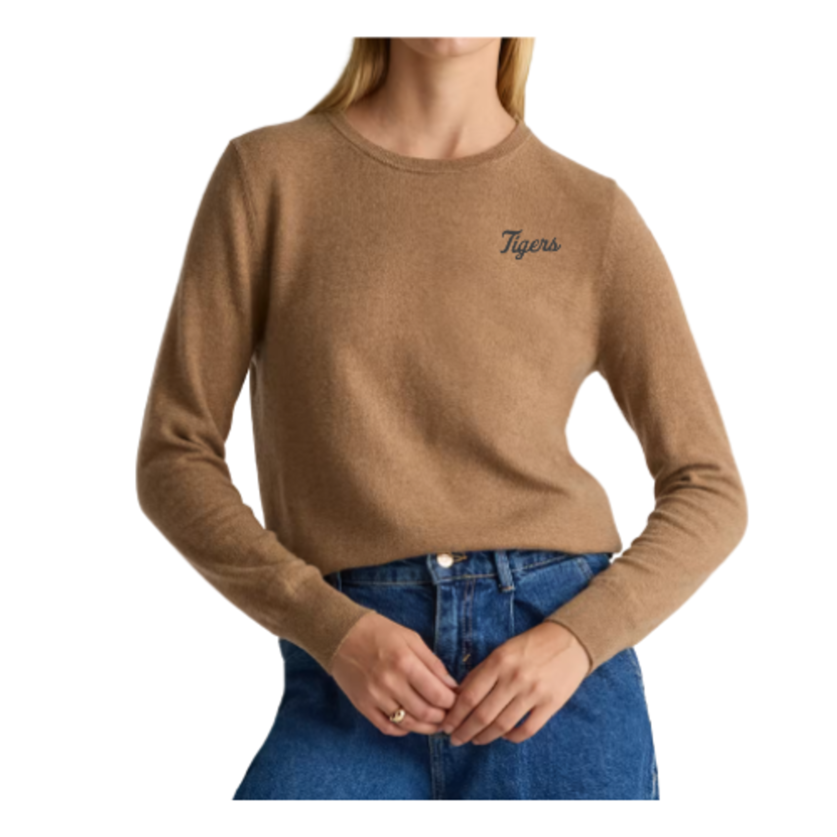 Woodberry Forest WFS Womens Mongolian Cashmere Crewneck Sweater