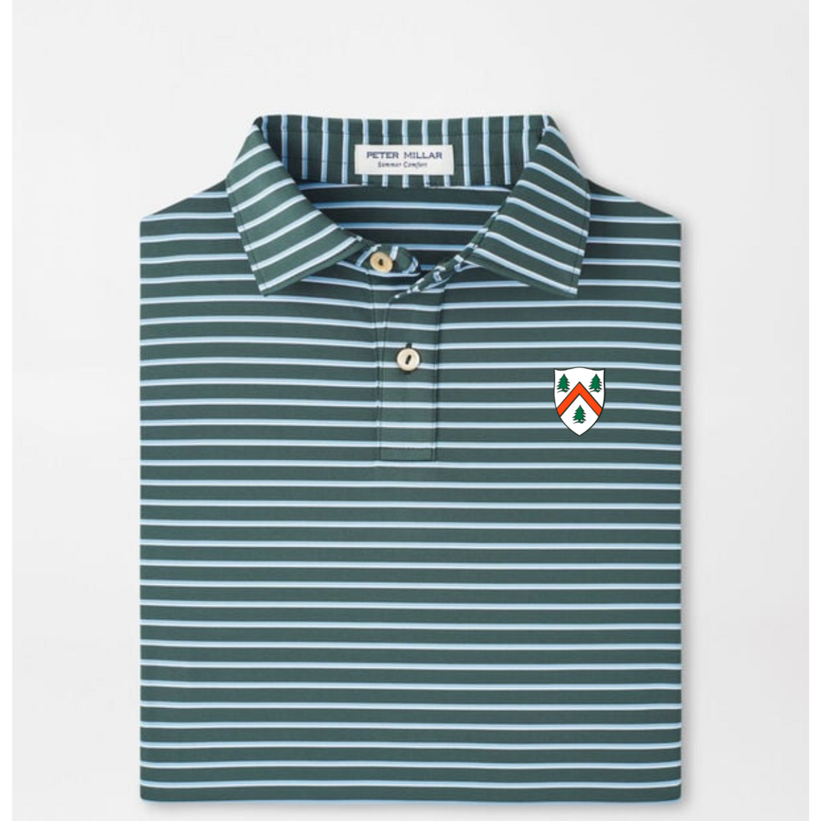 Peter Millar Peter Millar Youth Dunnes Performance Jersey Polo Nordic Pine
