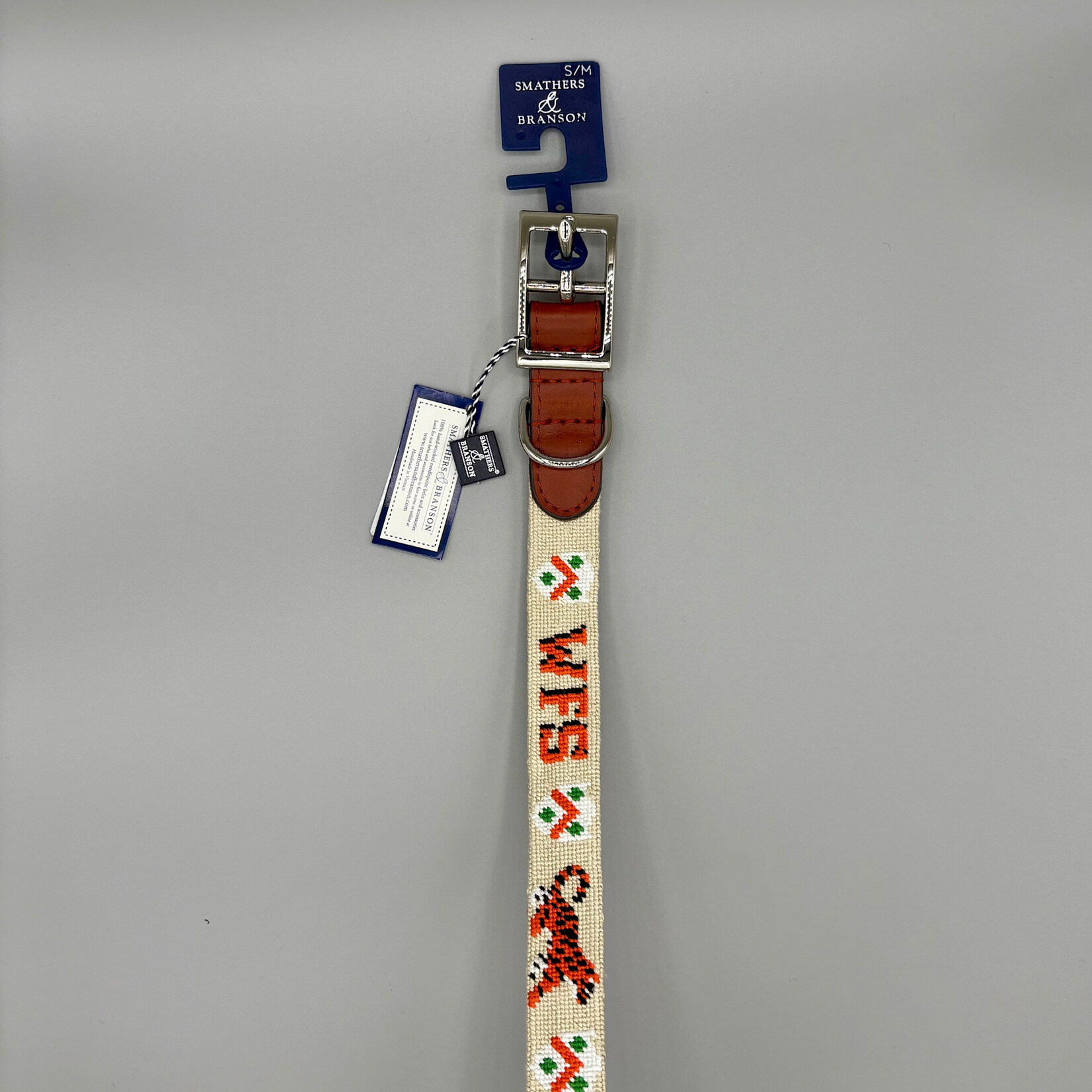 Smathers & Branson WFS Smathers and Branson Flag Dog Collar M/L