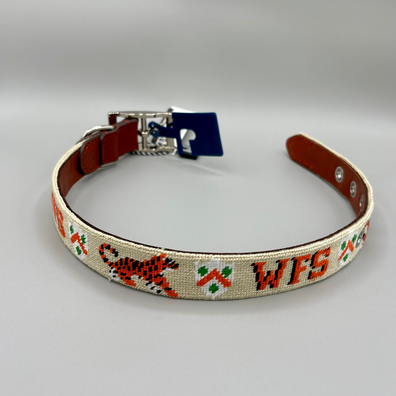 Smathers & Branson WFS Smathers and Branson Flag Dog Collar M/L