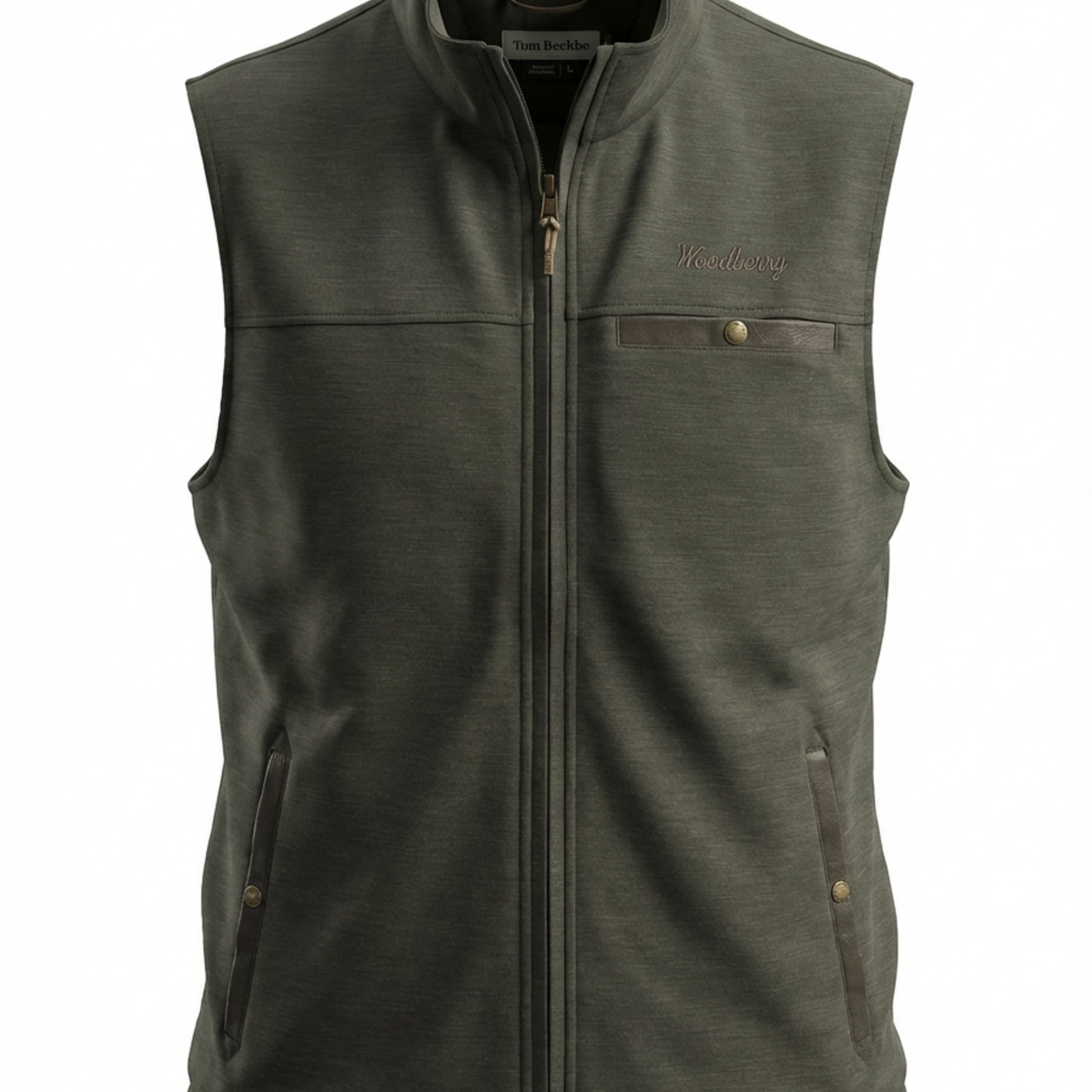 Tom Beckbe Tom Beckbe Tucker Fleece Vest Peat