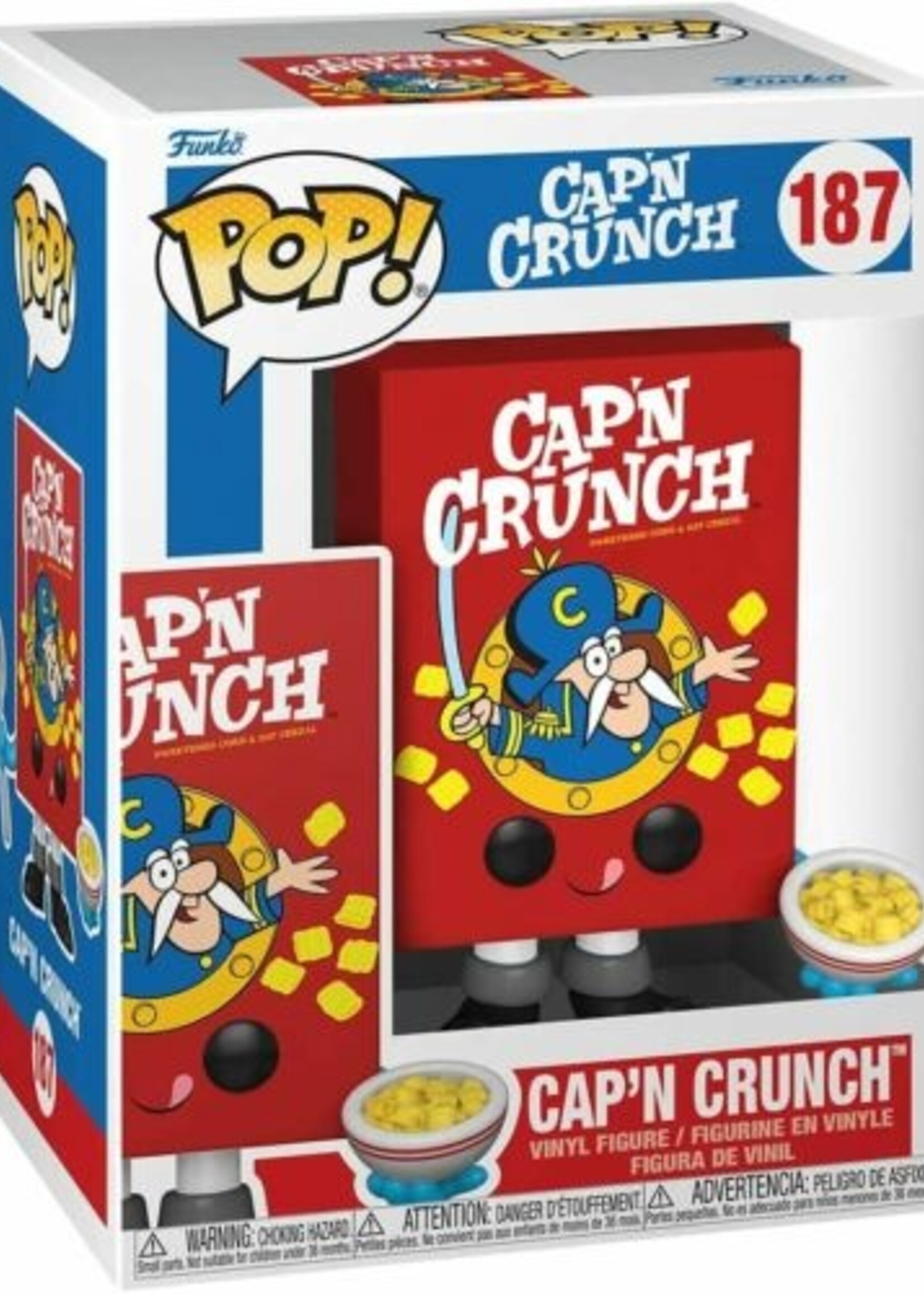 Funko Cap'N Crunch  Funko Pop! 187 Cereal Box