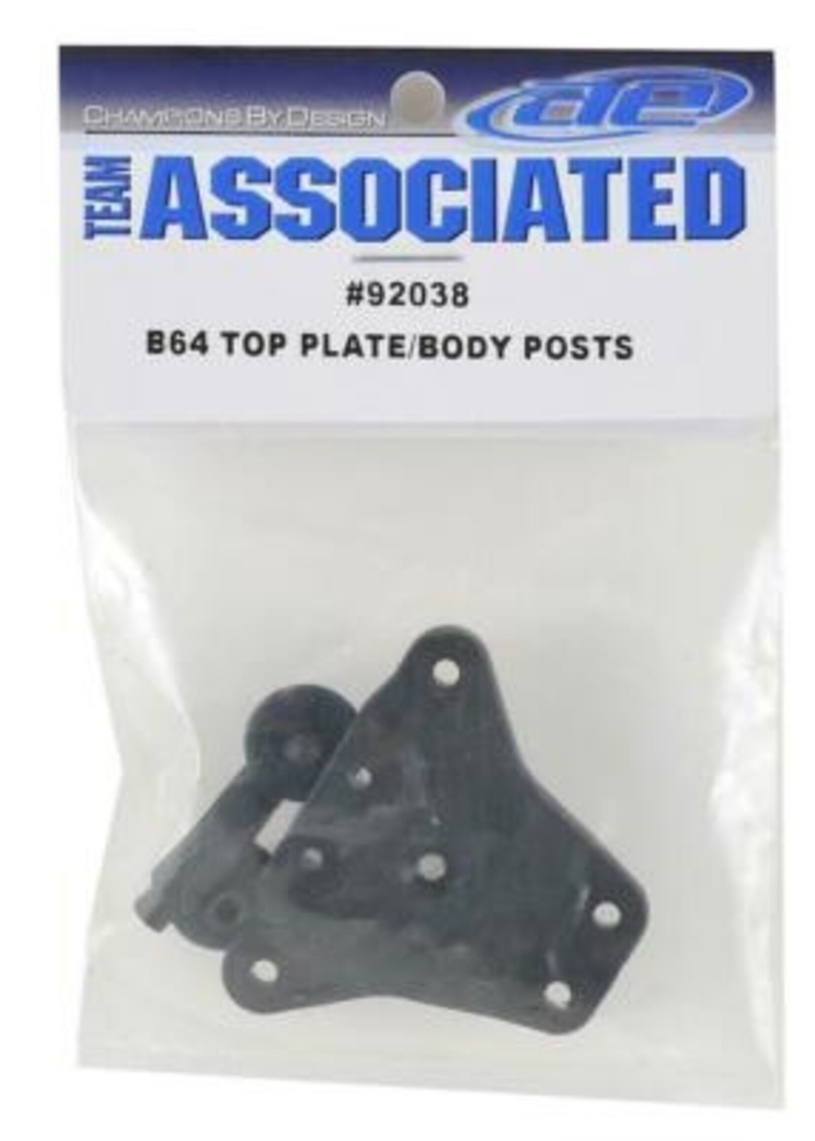 team associated B64 Top Plate and Body Posts ASC92038
