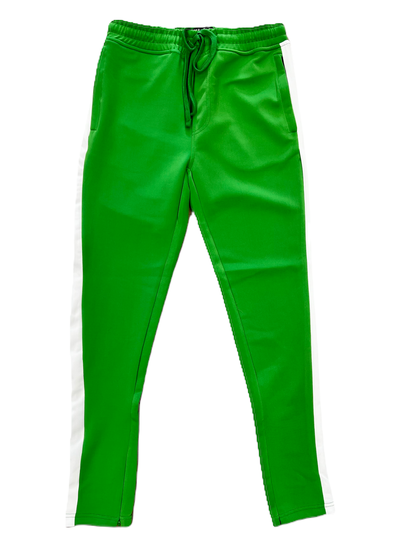 REBEL MINDS REBEL MINDS MEN'S JOGGER TRACK PANTS (Green Striped)