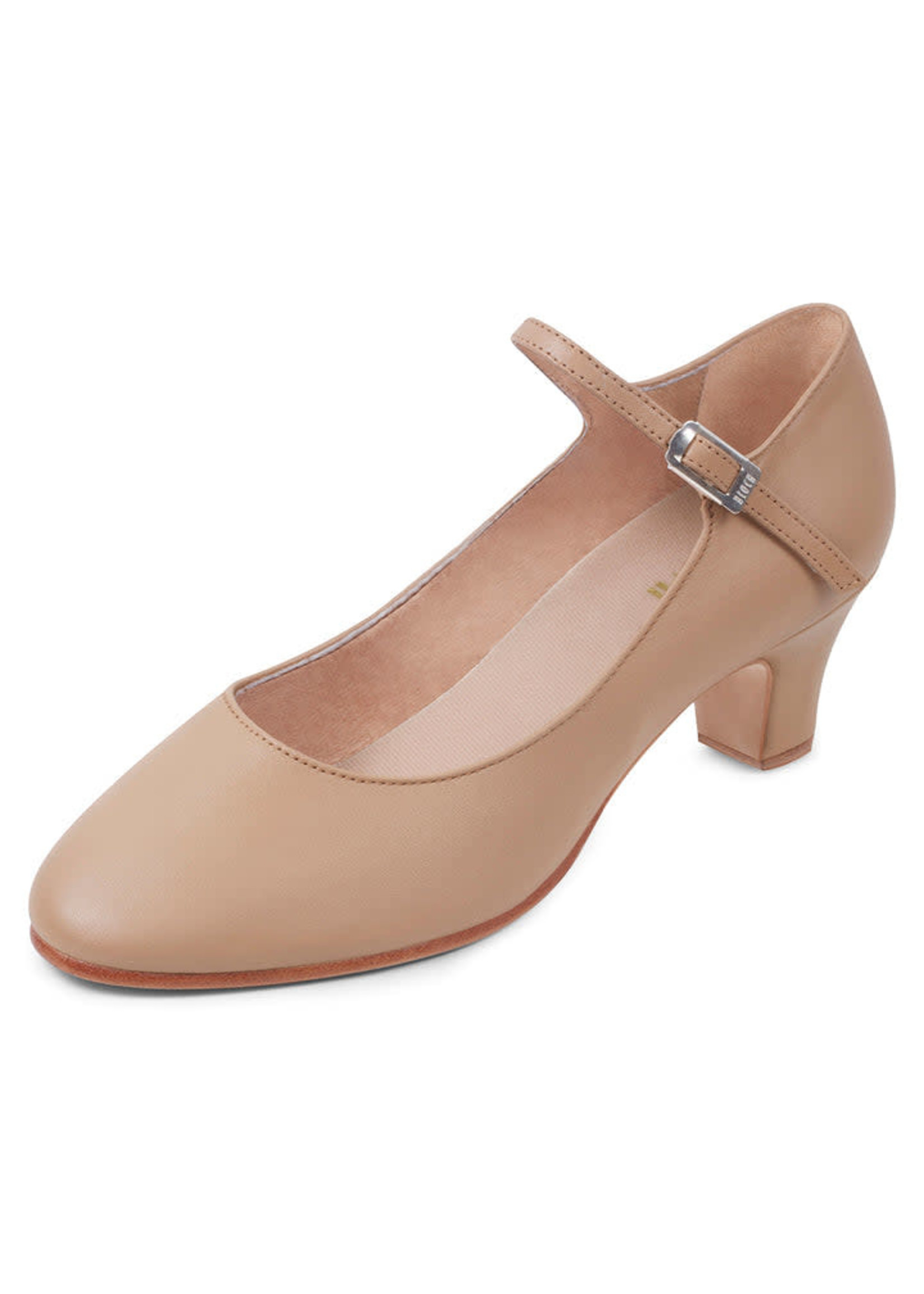 Bloch Bloch Chord Ankle Strap 2" Character Shoe