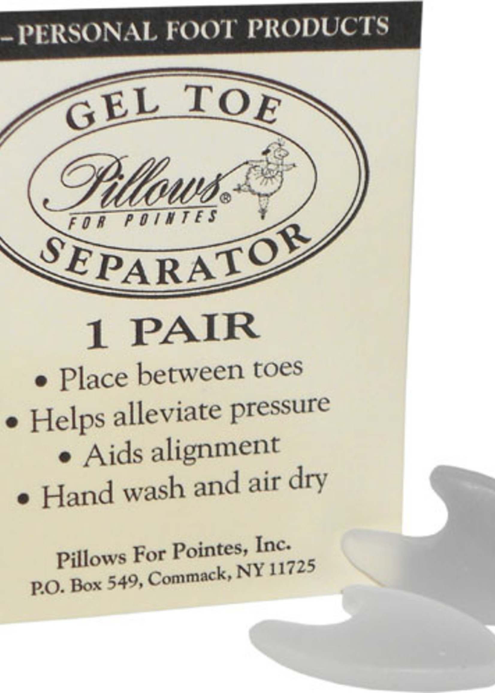 Pillows for Pointe Pillows for Pointe Gel Toe Separator