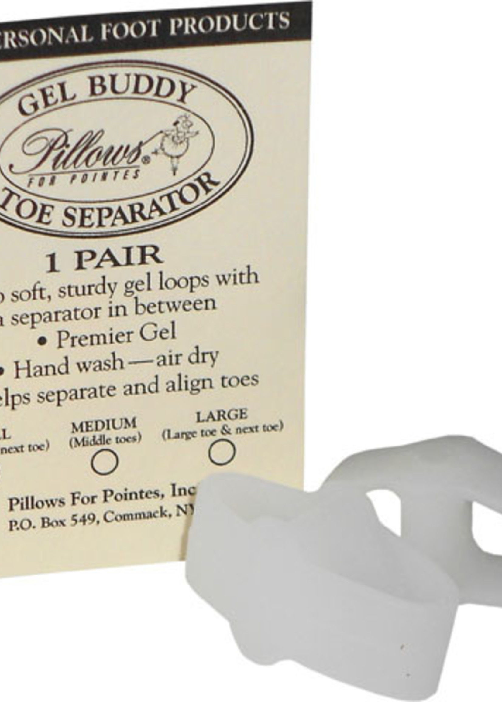 Pillows for Pointe Pillows for Pointe Gel Buddy Toe Separator