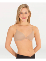 Body Wrappers Deep V-Neck Bra 291 XSM NUD - Applause Dancewear and