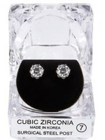 Dasha Large CZ Earrings in Clear Box
