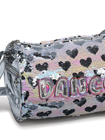 DanzNmotion Sequin Hearts Pearlescent Duffel Bag