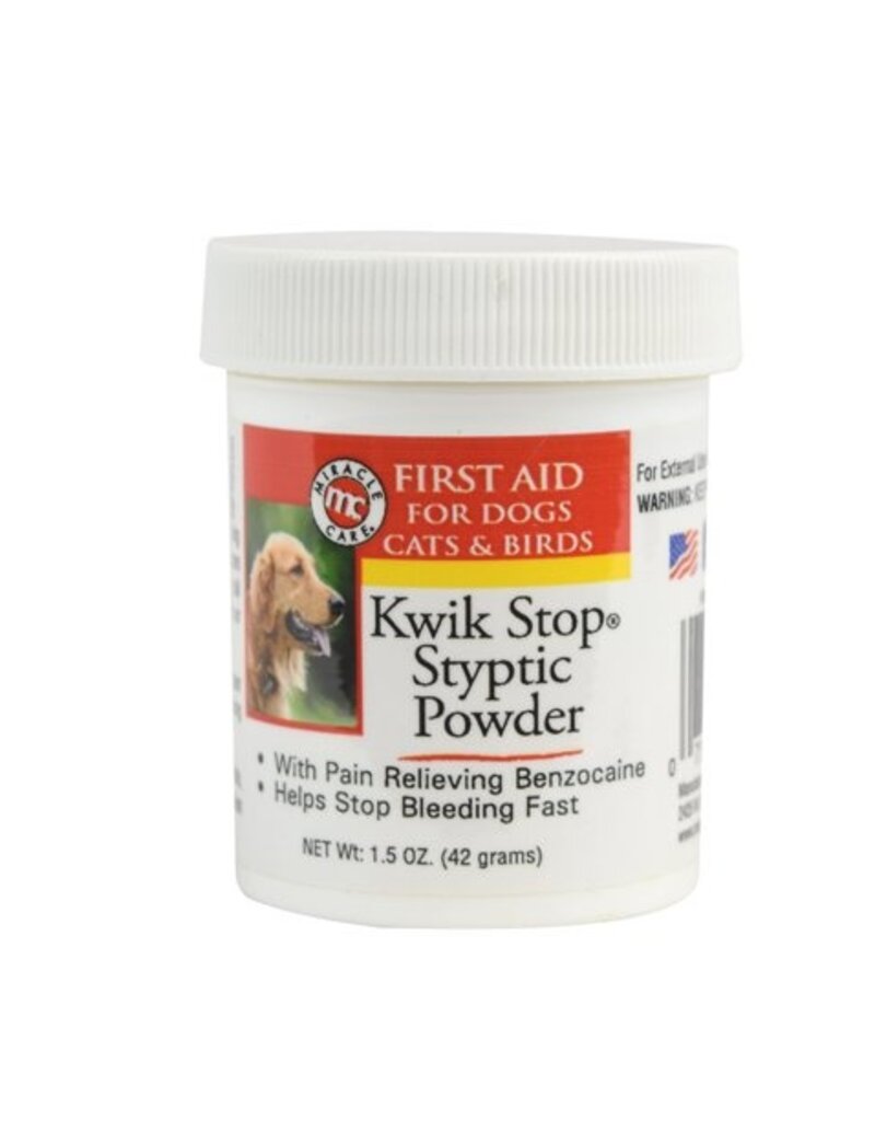 Miracle Corp Products Miracle Care Kwik Stop Styptic Powder 1.5 oz