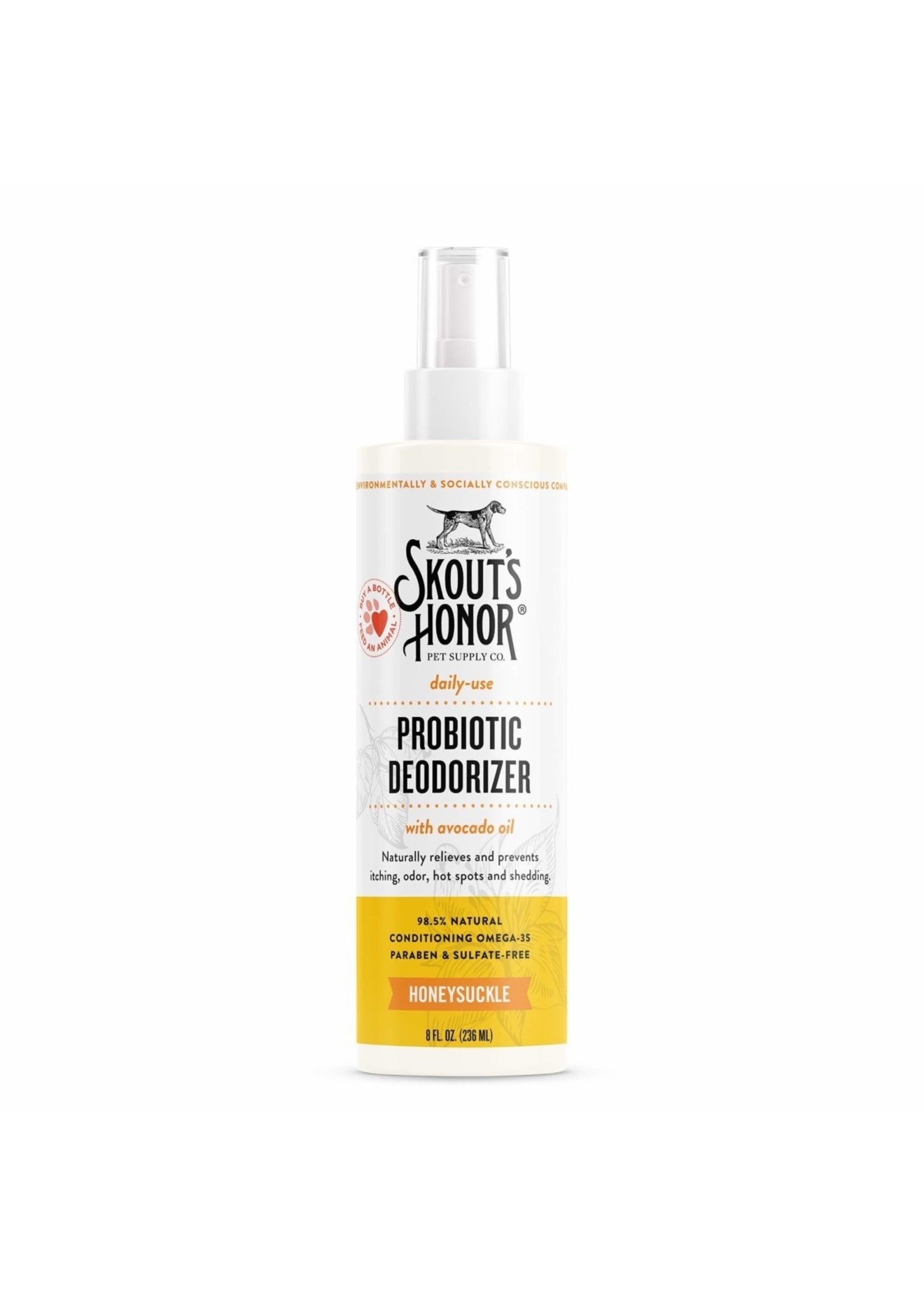 Skout's Honor Skout's Honor Probiotic Deodorizer HoneySuckle Scent Ich Spray 8fl oz