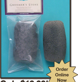 Groomers Stone Horse-Dog-Cat Grooming Tool Grey