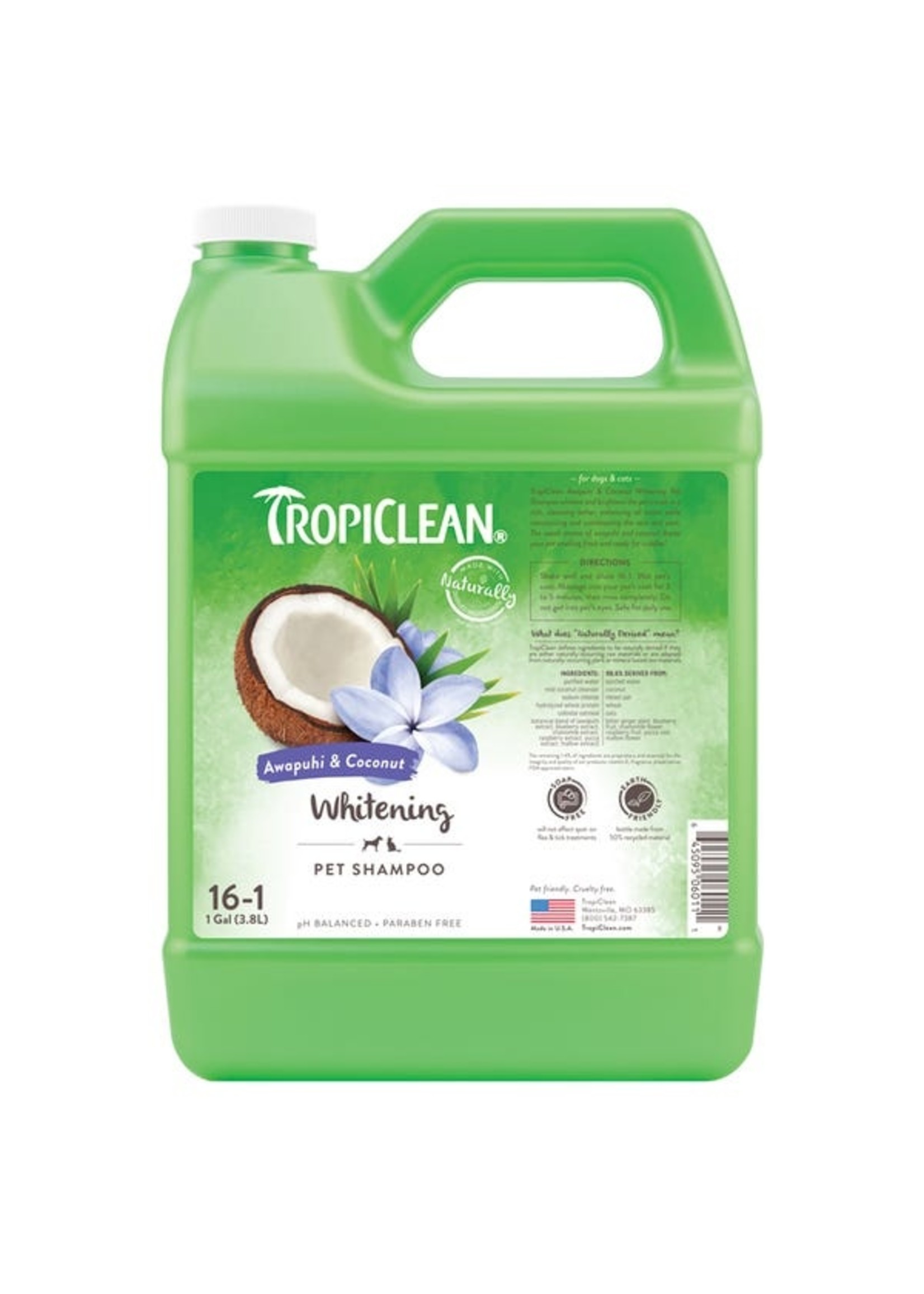 Tropiclean TropiClean  Awapuhi & Coconut Whitening Pet Shampoo 1 Gallon