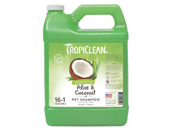 TropiClean Deodorizing Aloe & Coconut Shampoo  2.5 Gallon