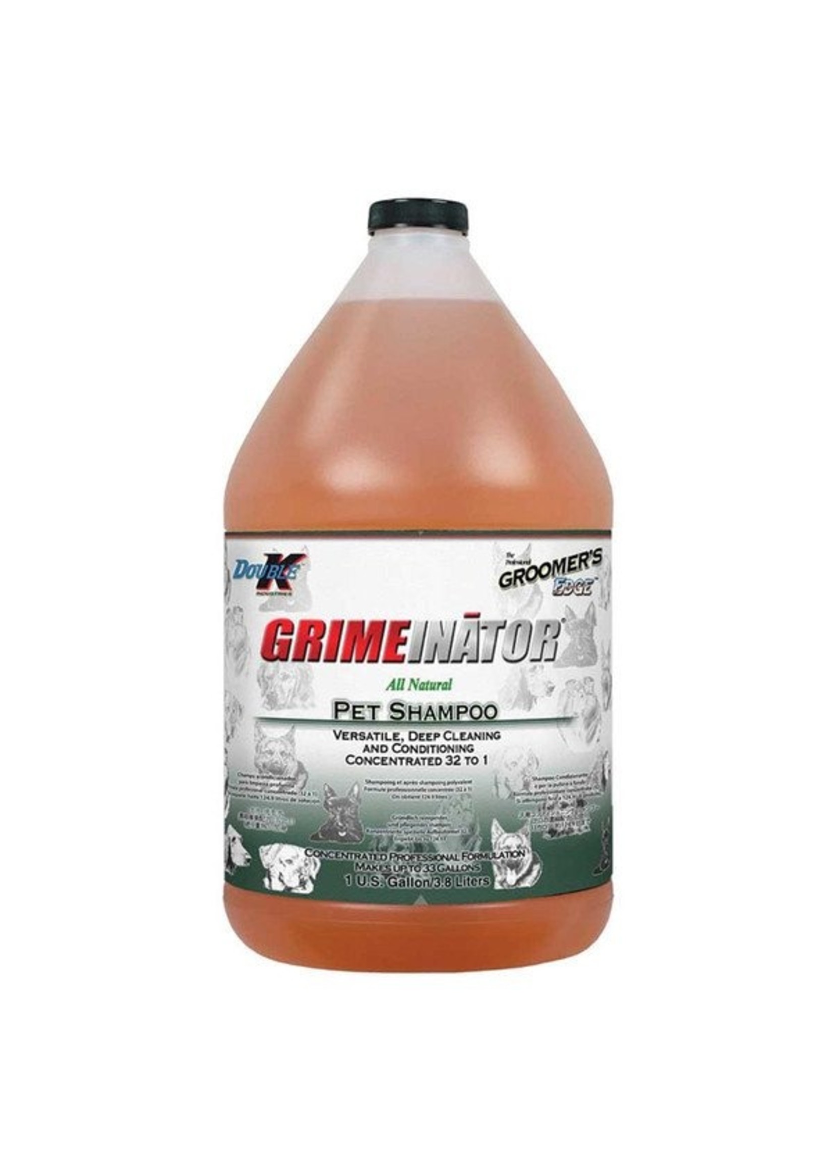 DoubleK Grimeinator Versatile Deep Cleaning Conditioning Concentrated 32 To 1 Shampoo 1 Gallon