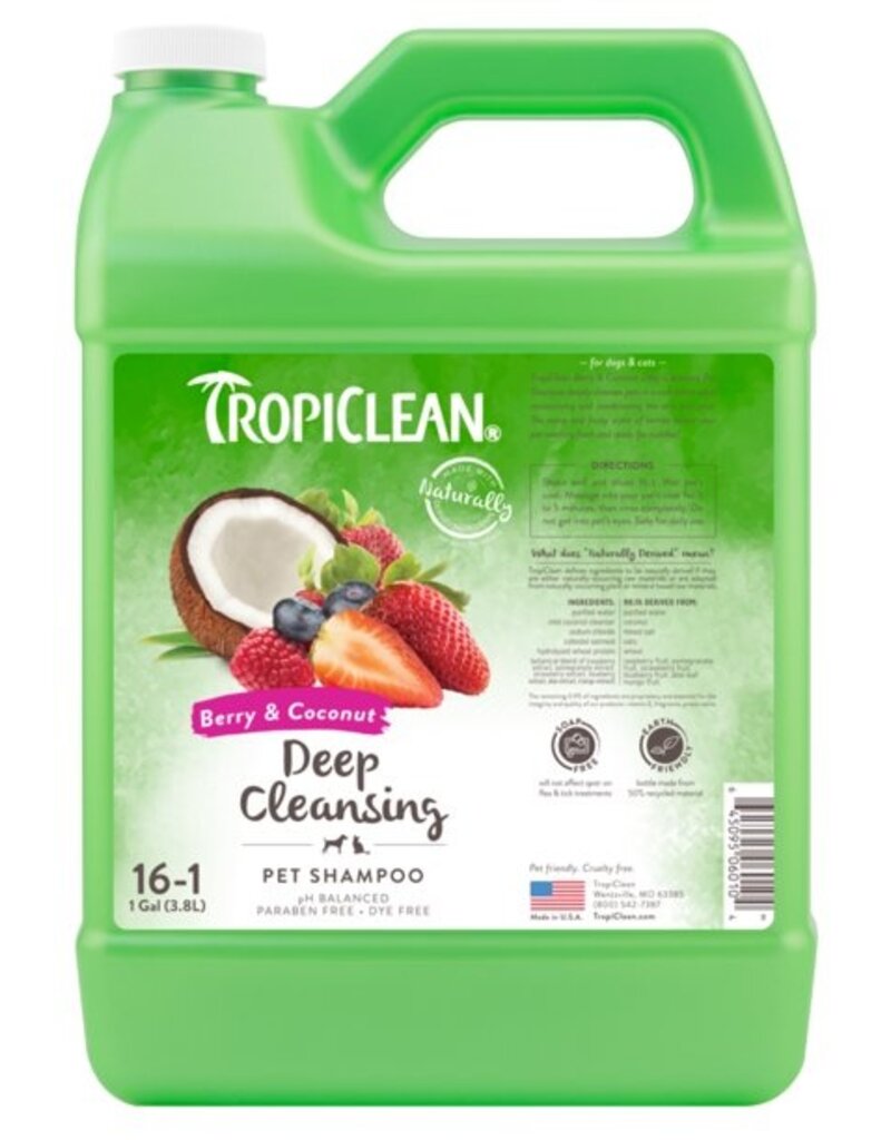 Tropiclean TropiClean Berry & Coconut Deep Cleansing Shampoo 2.5 Gallon