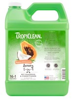 Tropiclean TropiClean Papaya & Coconut Luxury 2 In 1 Shampoo & Conditioner  2.5 Gallon