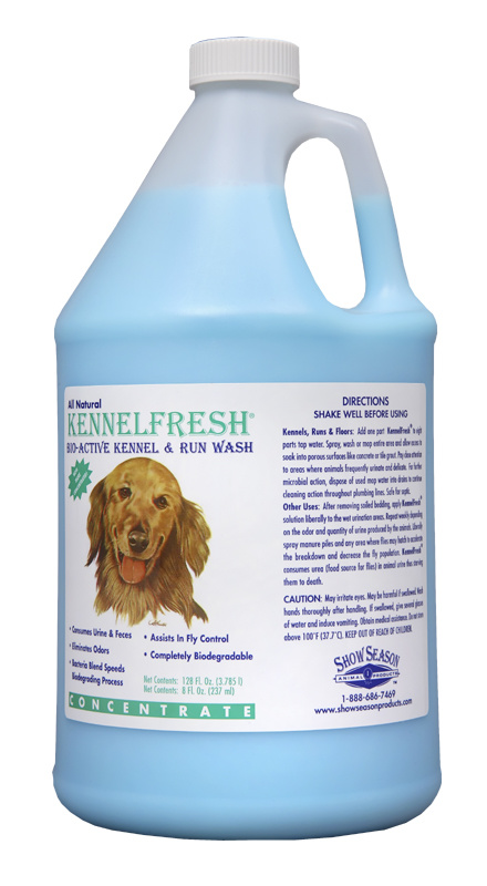 ShowSeason KennelFresh Bio-Active Kennel,Crate, Floor Cleaner 1 Galon