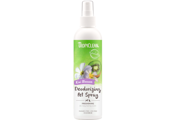 TropiClean Freshening Kiwi Blossom Deodorizing Pet Spray 8fl oz