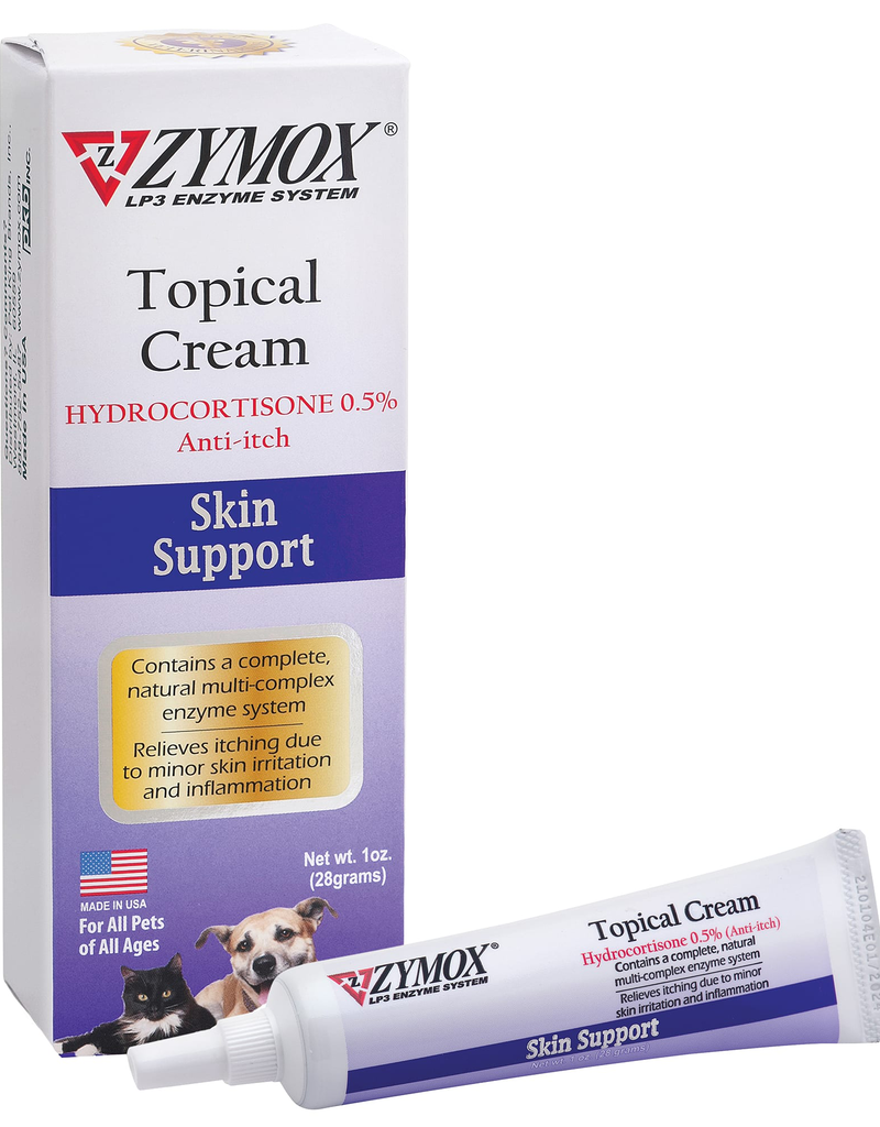 Zymox Topical Cream with 0.5% Hydrocortisone Anti-ich1 oz