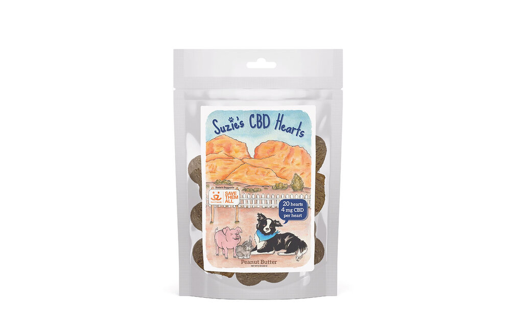 Suzie's Peanut Butter Treats 4 mg Per Treat 20 ct #1017