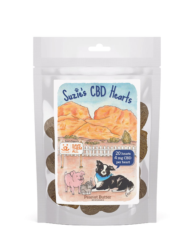 Suzie's Peanut Butter Treats 4 mg Per Treat 20 ct #1017