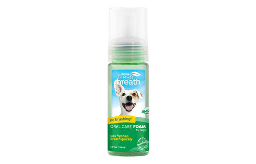 TropiClean Fresh Breath Oral Care Foam 4.5fl oz