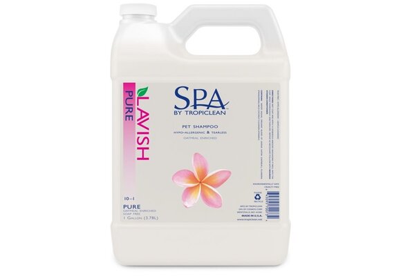 TropiClean Spa Pure Lavish Hypoallergenic Tearless Shampoo