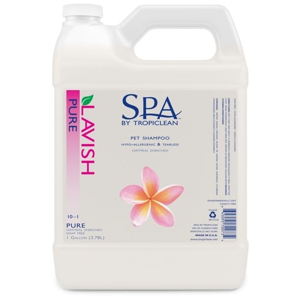 TropiClean Spa Pure Lavish Hypoallergenic Tearless Shampoo