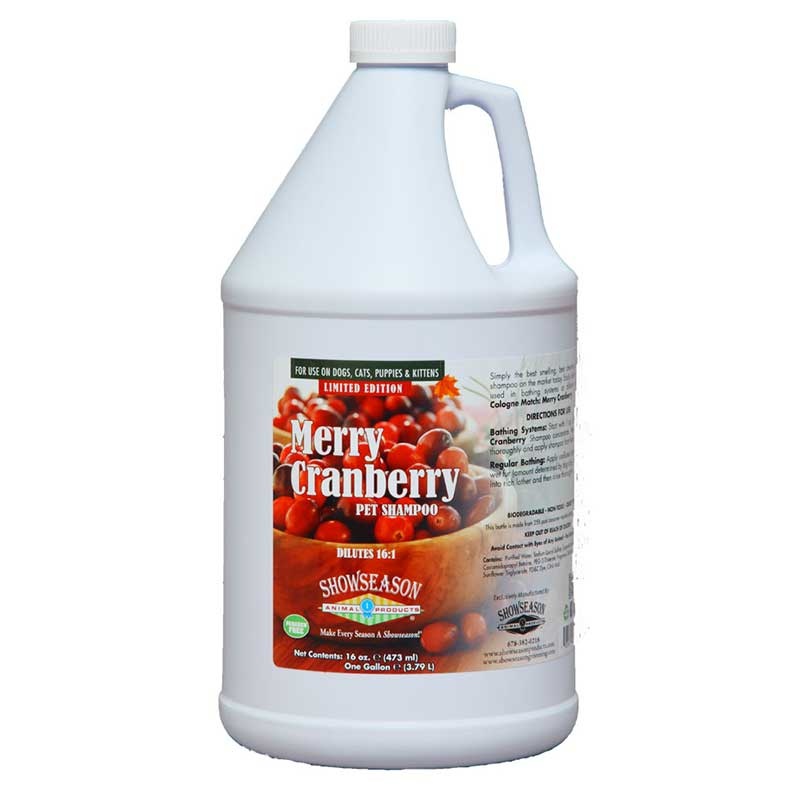 ShowSeason Merry Cranberry Shampoo 1 Gallon