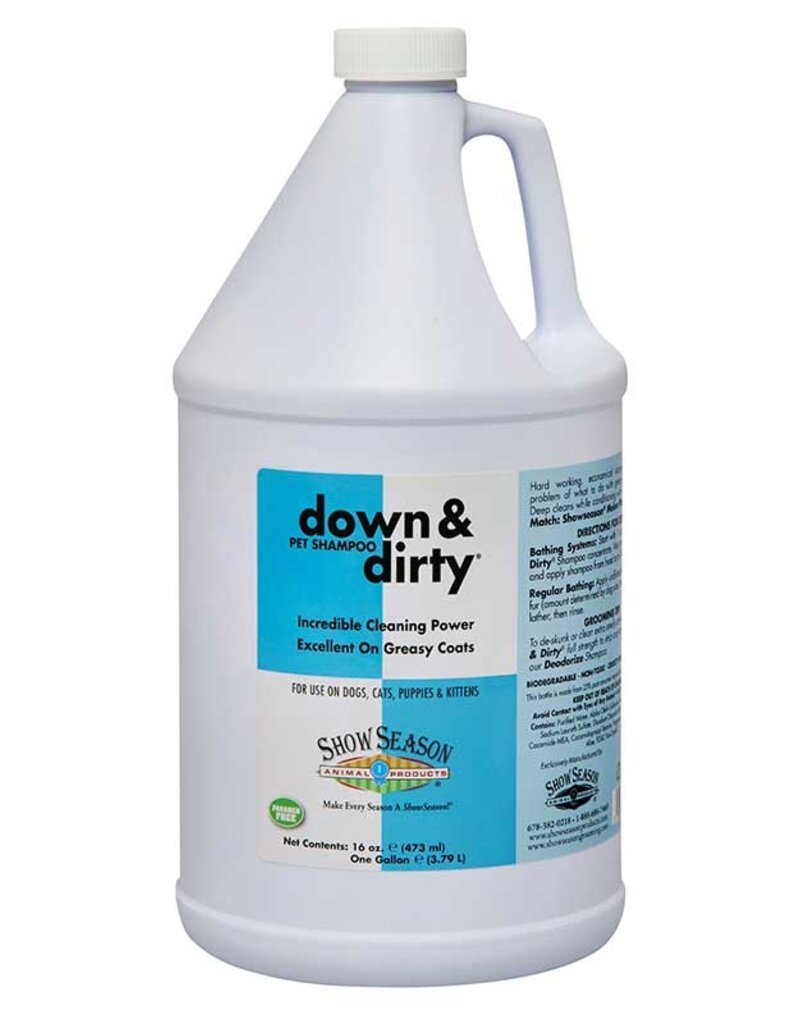 ShowSeason ShowSeason Down & Dirty Pet Shampoo Gallon