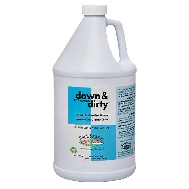 ShowSeason Down & Dirty Pet Shampoo Gallon