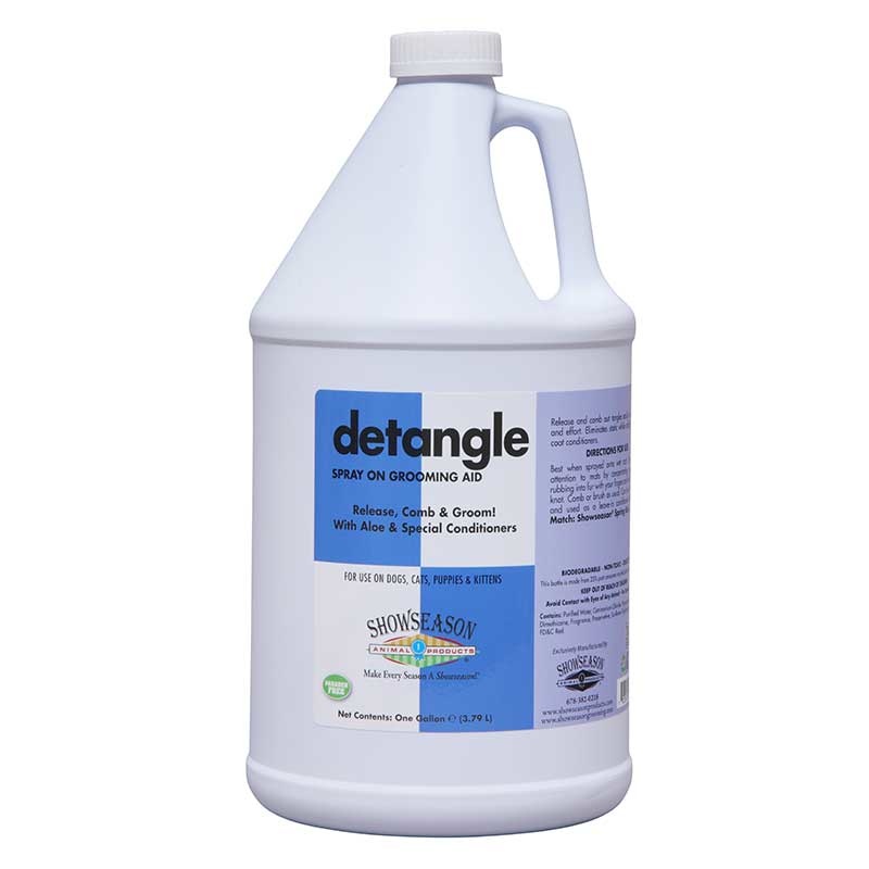 ShowSeason Detangle Spray on Grooming Aid 1 Gallon