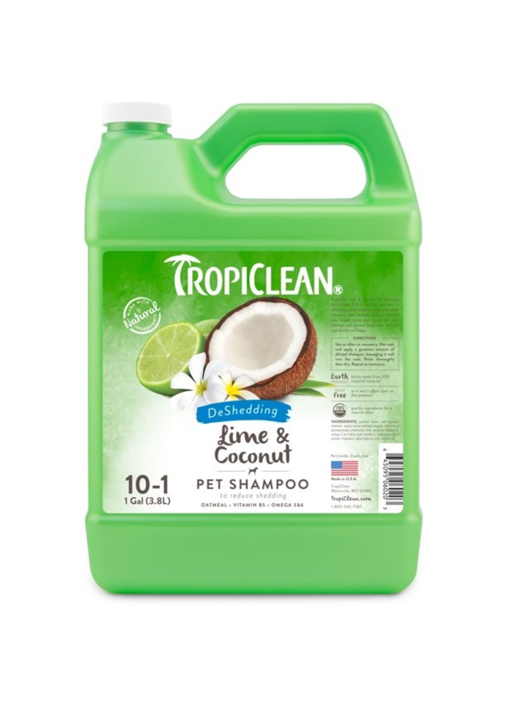 Tropiclean Tropiclean Lime and Coconut Shed Control Shampoo  1 Gallon