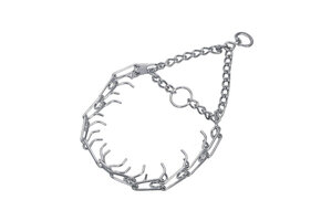 Herm. Sprenger Ultra-Plus Prong Dog Training Collar, Chrome, 3.25mm x 20" Neck Size; 23" Chain Length