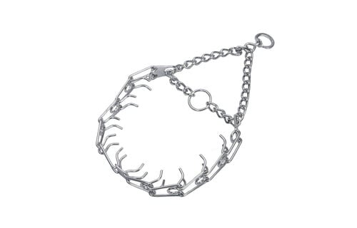 Herm. Sprenger Ultra-Plus Prong Dog Training Collar, Chrome, 3.25mm x 20" Neck Size; 23" Chain Length