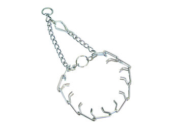 Herm. Sprenger Ultra-Plus Prong Dog Training Collar with Latch, Chrome, 3.8mm x 22"