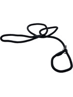Coastal Pet Coastal Rope Leash Black Slip  6 Ft 00202